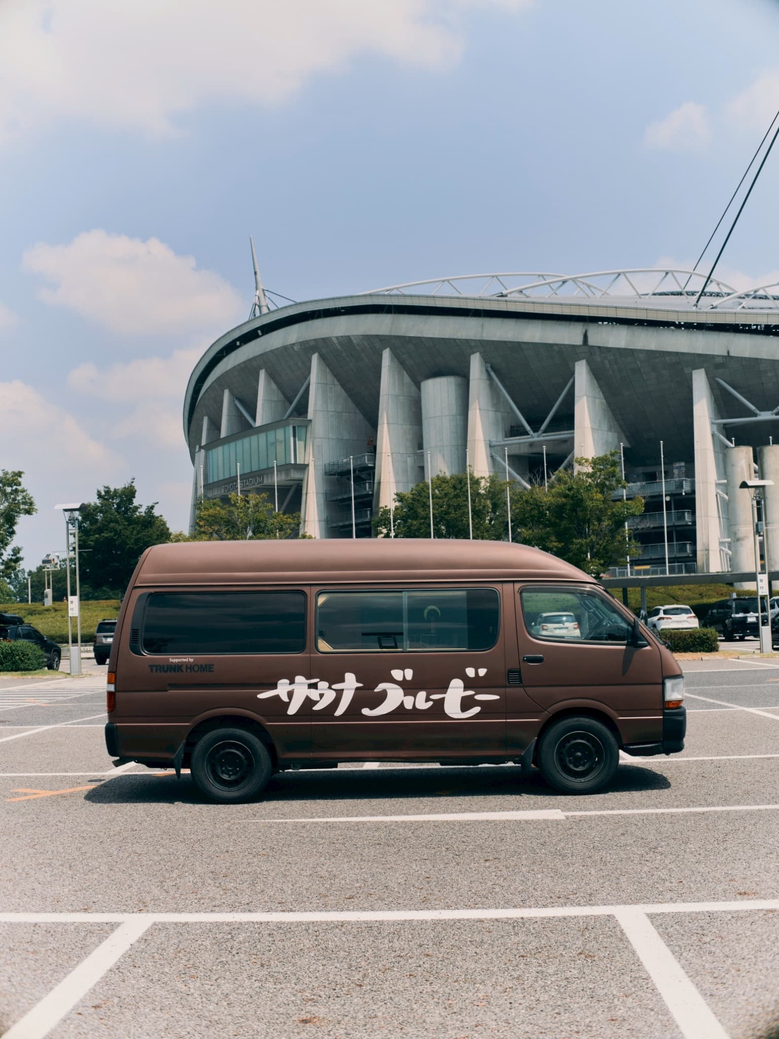 スタジアムに出張したサウナカー